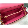 Valentino Stud Sign Shoulder Bag In Pink Nappa Leather 947