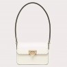 Valentino Rockstud23 Small Shoulder Bag in White Calfskin 017