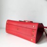 Valentino Small Vsling Handbag In Red Grainy Calfskin 052