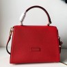 Valentino Small Vsling Handbag In Red Grainy Calfskin 052