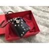 Valentino Mini Rockstud Crossbody Bag In Black Calfskin 028