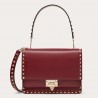 Valentino Rockstud Crossbody Bag In Red Calfskin  198