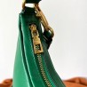 Valentino Stud Sign Hobo Bag In Green Calfskin 733