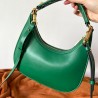 Valentino Stud Sign Hobo Bag In Green Calfskin 733