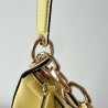 Valentino VLogo Moon Small Hobo Bag with Chain in Yellow Leather 819