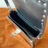 Valentino Rockstud23 Small Shoulder Bag in Silver Calfskin 881