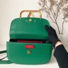 Valentino Supervee Crossbody Bag In Green Leather 574