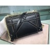 Dior Diorama Bag In Black Eyelets Lambskin 593