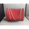 Valentino Red Rockstud Spike Tote Bag 678