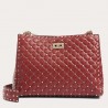 Valentino Red Rockstud Spike Tote Bag 678