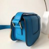 Valentino Small Supervee Crossbody Bag In Neon Blue Leather 946