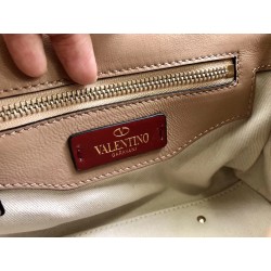 Valentino Small Candystud Crossbody Bag In Poudre Lambskin 050