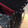 Valentino Medium Rockstud Spike Chain Black Bag 093