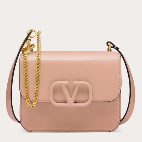 Valentino Small Vsling Shoulder Bag In Nude Calfskin 929