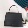 Valentino Vsling Handbag In Black Grainy Calfskin 019