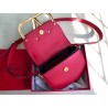 Valentino Small Supervee Crossbody Bag In Red Leather 087