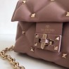 Valentino Mini Candystud Crossbody Bag In Poudre Lambskin 107
