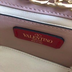 Valentino Mini Candystud Crossbody Bag In Poudre Lambskin 107