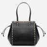 Valentino Black Rockstud Double Handle Drawstring Bag 145