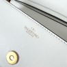 Valentino Loco Small Shoulder Bag In White Calfskin 117