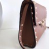 Valentino Rockstud Small Crossbody Bag In Brown Grained Leather 064