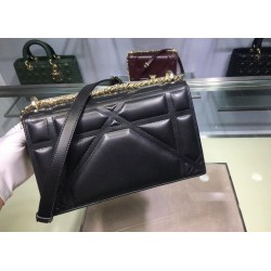 Dior Black Diorama Lambskin Bag With Large Cannage Motif 693