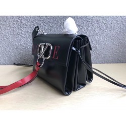 Valentino Small Love Vring Shoulder Black Bag 830