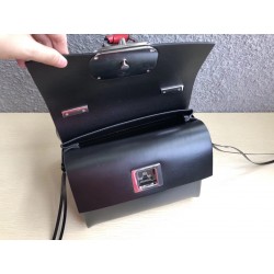 Valentino Small Love Vring Shoulder Black Bag 830