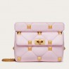 Valentino Medium Roman Stud Chain Bag In Pink Nappa 244