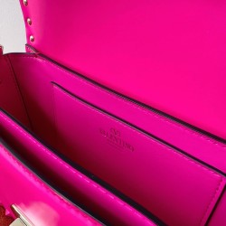 Valentino Rockstud23 Shoulder Bag in Pink Calfskin 319