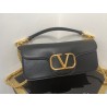 Valentino Loco Large Shoulder Bag In Black Calfskin 355