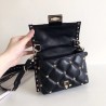 Valentino Candystud Mini Handbag In Black Lambskin 562