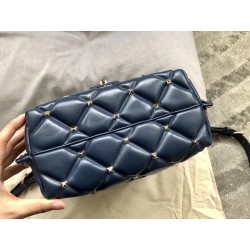 Valentino Garavani Blue VLTN Quilted Candystud Bag 018