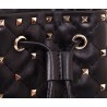 Valentino Small Noir Rockstud Spike Bucket Bag 131