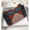 Dior Diorama Bag In Multi-coloured Patchwork 435