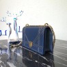 Dior Diorama Bag In Blue Studded Lambskin 461