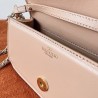 Valentino Small Loco Shoulder Bag in Powder Beige Leather 799