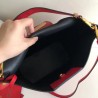 Valentino Escape Hobo Bag In Red Grained Calfskin 103