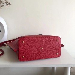 Valentino Escape Hobo Bag In Red Grained Calfskin 103