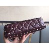 Valentino Rockstud Spike Small Bag In Bordeaux Lambskin 643