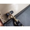 Valentino Rockstud Medium Clutch In Black Calfskin  710