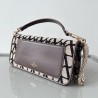 Valentino Large Loco Shoulder Bag in Black Toile Iconographe 739