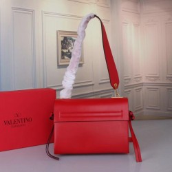 Valentino Garavani Red Small VRing Shoulder Bag 811