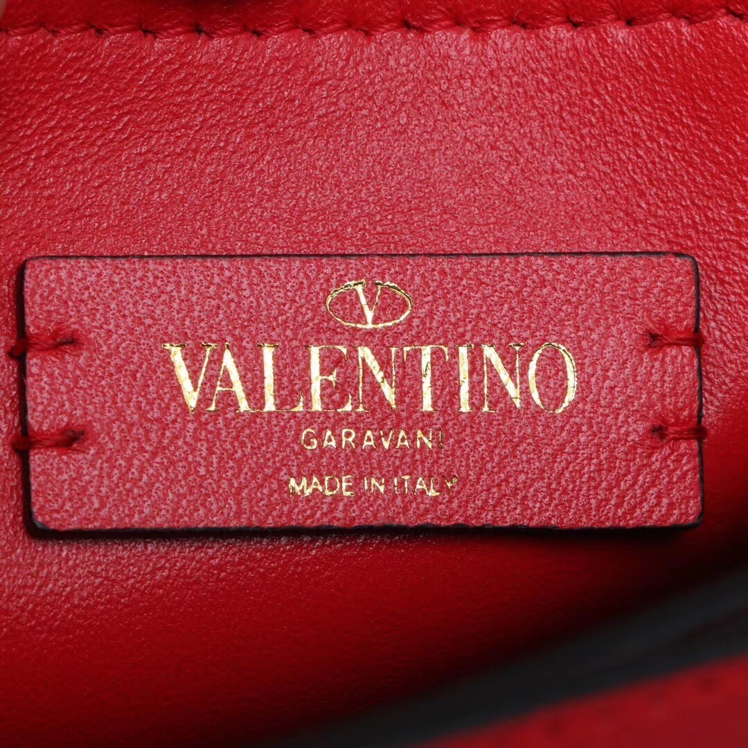 Valentino Garavani Red Small VRing Shoulder Bag 811