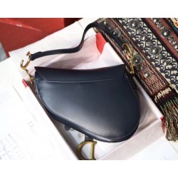 Dior Saddle Bag In Navy Blue Calfskin 685