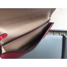 Valentino Rockstud Medium Clutch In Red Calfskin  129