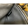 Valentino Stud Sign Shoulder Bag In Black Nappa Leather 312