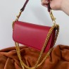 Valentino Loco Small Shoulder Bag In Red Calfskin 507