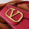 Valentino Loco Small Shoulder Bag In Red Calfskin 507