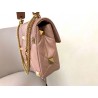 Valentino Roman Stud Chain Bag In Rose Cannelle Lambskin 574